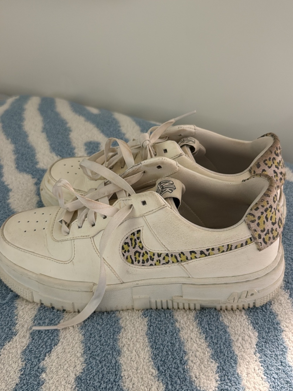 Nike Leopard Print Air Force 1s
